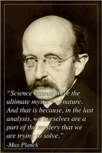 inspirational quote poster MAX PLANCK physicist NOBEL PRIZE WINNER 20x30 new