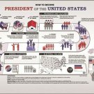 How to become President of the USA Poster 20x30 Detailed Colorful Informative How to become President of the USA Poster 20x30 Detailed Colorful Informative