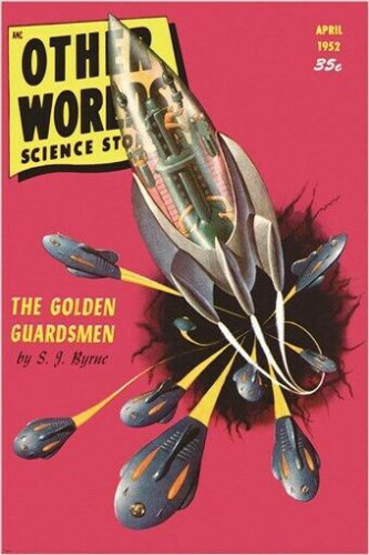 OTHER WORLDS vintage comic book cover poster APRIL '52 science fiction 20x30