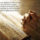 THE BIBLE famous psalm 23, "THE LORD IS MY SHEPHERD I SHALL NOT WANT" 20x30 THE BIBLE famous psalm 23, "THE LORD IS MY SHEPHERD I SHALL NOT WANT" 20x30