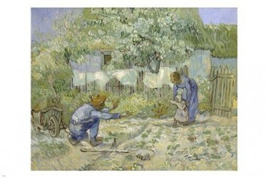VINCENT VAN GOGH painting poster FIRST STEPS 20x30 quality & affordability