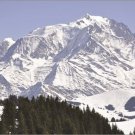 MONT BLANC vintage photo poster BEAUTIFUL SNOW-CAPPED PEAKS IN ALPS 20x30