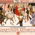 UNDERGROUND VINTAGE POSTER 1920 International Advertising Exhibition 20x30