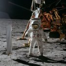 HISTORIC ASTRONAUT BUZZ ALDRIN ON THE MOON POSTER space suit gear 20x30