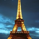 PARIS city of LIGHT inspirational POSTER 20x30 EIFFEL TOWER lit within NEW