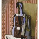VIOLIN - JUAN GRIS vintage art poster ANALYTIC CUBISM spanish modern 20x30