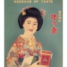 Aji-no-moto VINTAGE ADVERTISING POSTER Japan 1920 20x30 rare hot new