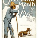 Overland Monthly May 1895 VINTAGE POSTER 20x30 magazine cover RARE