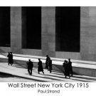 PAUL STRAND wall street NEW YORK CITY 1915 classic photo poster 20x30 RARE