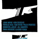 movie poster IN HARM'S WAY kirk DOUGLAS patricia NEAL hot 20x30