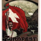 Centralschweizerisches Turnfest VINTAGE AD  POSTER 1902  Switzerland 20x30