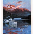 Lake D'Annecy VINTAGE TRAVEL POSTER d'Alési FRANCE 1900 20x30 BOAT CRUISE