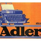 ADLER TYPEWRITERS Art Poster 20x30 VINTAGE Classic Style Collectors RARE