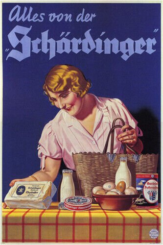 Sch&Atilde;&curren;rdinger Vintage Ad Poster Austria 20x30 1935new  top quality colorful