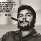 ernesto guevara quote poster THE REVOLUTION IS NOT AN APPLE THAT FALLS 20x30