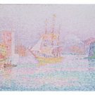 Paul SIGNAC The Harbour AT MARSEILLES Fine Art POSTER 20x30 Impressionist