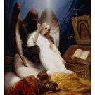 Emil Jean Horace Vernet THE ANGEL OF DEATH 20x30 Fine Art Poster FRENCH GEM