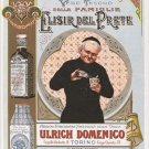 VINTAGE AD POSTER "elixir of priest" ULRICH DOMENICO italian 20x30 RARE