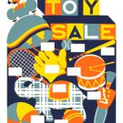TOY SALE wpa vintage arts poster 1939 20x30 kids' play things COLLECTORS