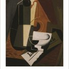 COFFEE POT juan gris SPANISH MODERN vintage painting ART POSTER CUBISM 20x30