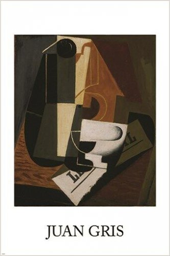 COFFEE POT juan gris SPANISH MODERN vintage painting ART POSTER CUBISM 20x30