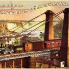 niagara falls vintage TRAIN TRAVEL POSTER 20x30 bridge trains WATERFALL HOT