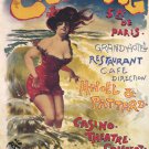 VINTAGE FRENCH ADVERTISEMENT cabourg hotel poster 20x30