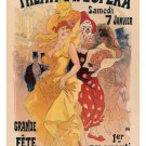 théâtre de l'opéra VINTAGE AD POSTER jules chéret france 1899 20x30 unique