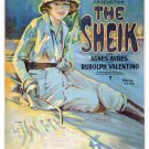 THE SHEIK With Agnes Ayres & Rudolph Valentino MOVIE POSTER 1921 20x30