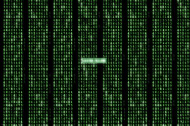 THE MATRIX SYSTEM FAILURE poster number grid rows NEON GREEN flashing 20x30- QW9
