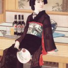 YEBISU beer VINTAGE ad POSTER kinshu HAHAKABE Japan 1917 20x30 COLLECTORS - SY1