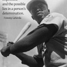 Jackie Robinson poster with LaSorda Quote 20x30 DETERMINATION baseball