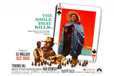 SPAGHETTI western ACE HIGH movie poster THE SMILE that KILLS 20x30 -PW0