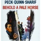 BEHOLD A PALE HORSE movie poster GREGORY PECK suspense courage WAR 20x30 BEHOLD A PALE HORSE movie poster GREGORY PECK suspense courage WAR 20x30