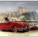 Austin Atlantic A90 CONVERTIBLE CAR poster 1948-51 Sporty RED retro 20x30