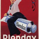 Blendax Vintage Ad Poster Germany 1938 20x30 Collectors Rare TOP QUALITY