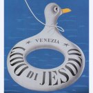 VENEZIA LIDO DI JESOLO vintage ad poster DINON PELLARIN italy 1949 20x30 new