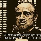 THE GODFATHER VITO CORLEONE quote poster MARLON BRANDO famous actor 20x30