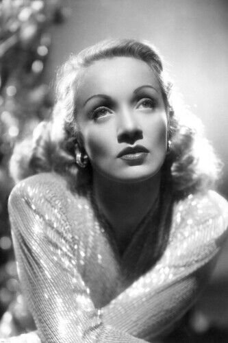 MARLENE DIETRICH PORTRAIT poster GLAMOROUS LUMINOUS rare BEAUTY 20x30