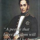 spanish military political leader SIMON BOLIVAR inspiring QUOTE POSTER 20x30 spanish military political leader SIMON BOLIVAR inspiring QUOTE POSTER 20x30