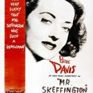 BETTE DAVIS CLAUDE RAINS '44 mr. skeffington movie poster 20x30 HIGH society
