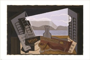 JUAN GRIS la fenetre ouverte (the open window) VINTAGE ART POSTER 20x30 hot