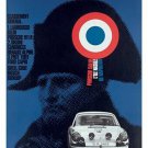 vintage sports poster RACE CAR sleek stylish COLLECTORS GEM 20x30