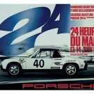 PRECISION RACING vintage sports poster 24 HOURS DU MANS race 20x30