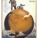 travel with the MACHINE GUN CORPS vintage war poster UK 1919 20x30 political