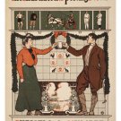 THE ILLUSTRATED SPORTING NEWS CHRISTMAS edward penfield ad poster 20x30 rare