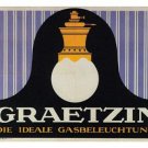 GRAETZIN GAS LAMPS vintage ad poster GERMANY 1910 20x30 HOT NEW very rare GRAETZIN GAS LAMPS vintage ad poster GERMANY 1910 20x30 HOT NEW very rare