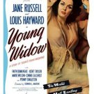 JANE RUSSELL & LOUIS HAYWARD in YOUNG WIDOW vintage movie poster 20x30 SEXY JANE RUSSELL & LOUIS HAYWARD in YOUNG WIDOW vintage movie poster 20x30 SEXY
