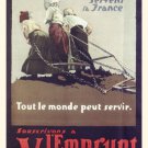 VICTORY LOAN Vintage ad poster WAR PROPAGANDA French Canada 1918 20x30 Rare