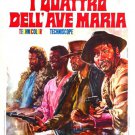 SPAGHETTI WESTERN ACE HIGH the 4 GUNMEN of AVE MARIA movie poster 20x30-PW0